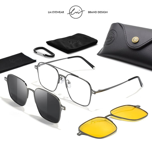 Lunettes Magnétiques 3-en-1