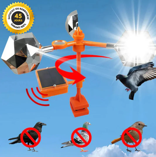 Répulsif d'Oiseaux Solaire