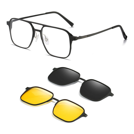 Lunettes Magnétiques 3-en-1